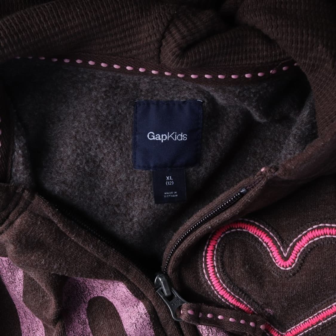 gapkids 하트 패치 후드 집업 XL(12) 상품이미지6