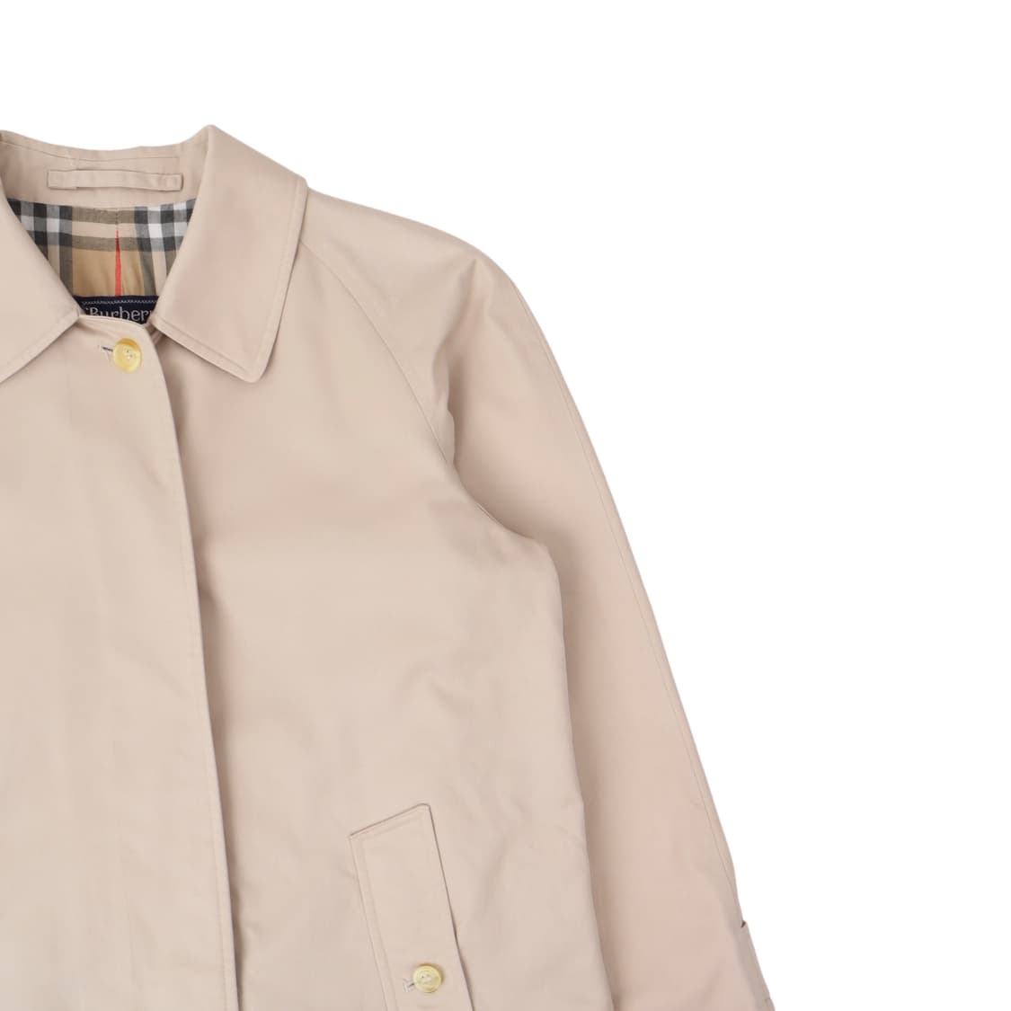 버버리 베이지 발마칸 싱글 트렌치 코트 상품이미지3
