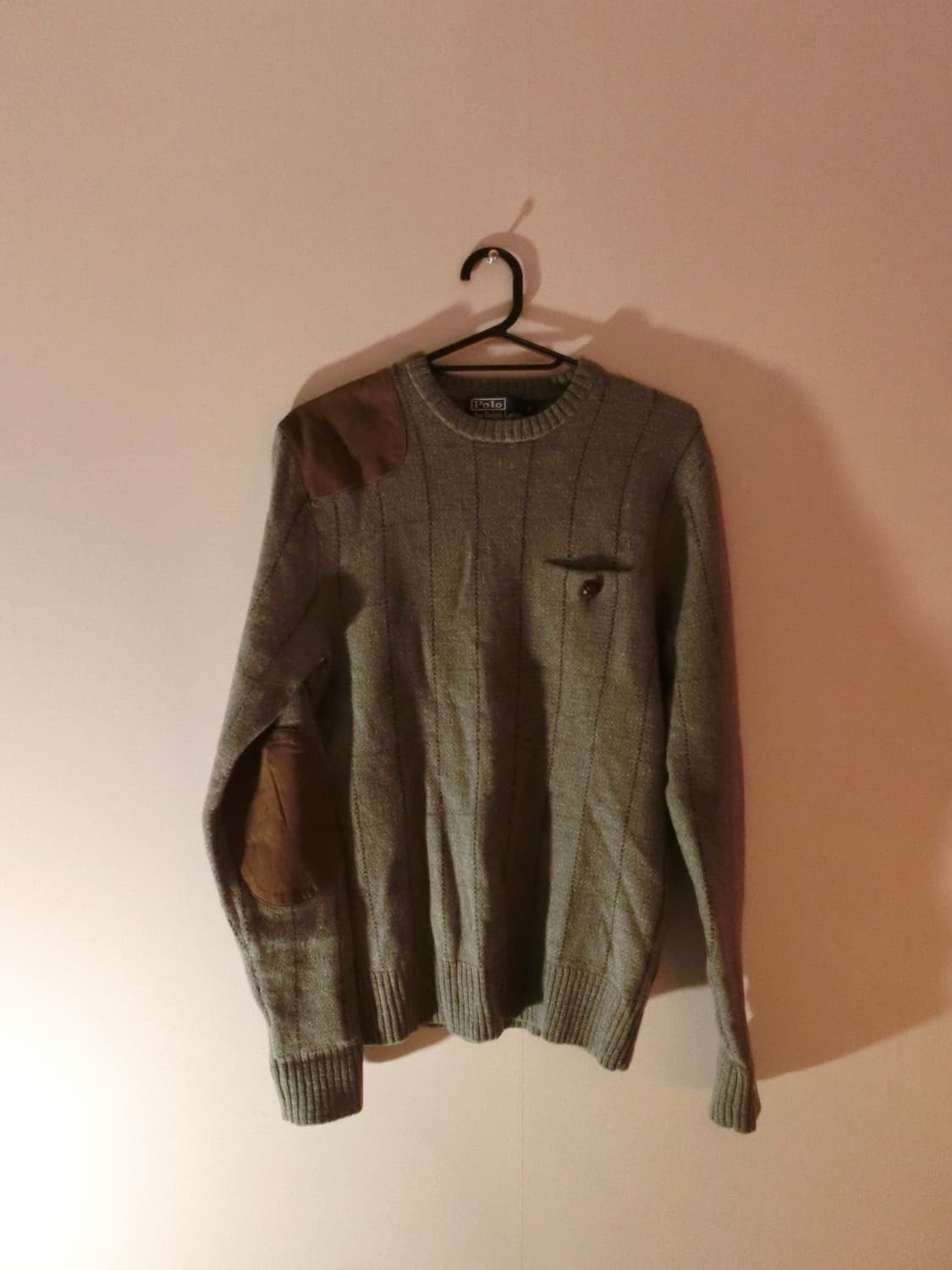 폴로 랄프로렌 패치 울 니트 상품이미지1