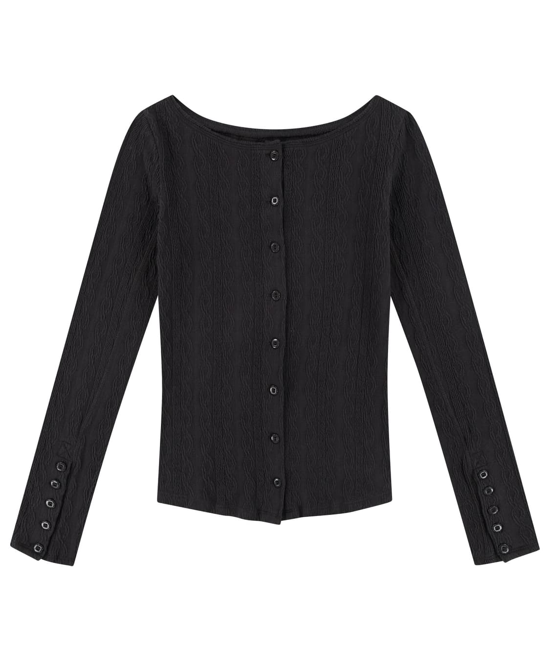 코이세이오 2WAY LONGSLEEVES CHARCOAL 상품이미지5