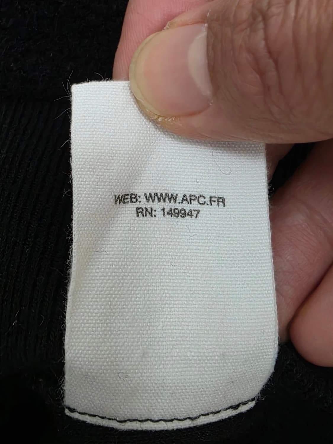 아페쎄 나일론 포켓 플리스 스웻셔츠 맨투맨 L 상품이미지10