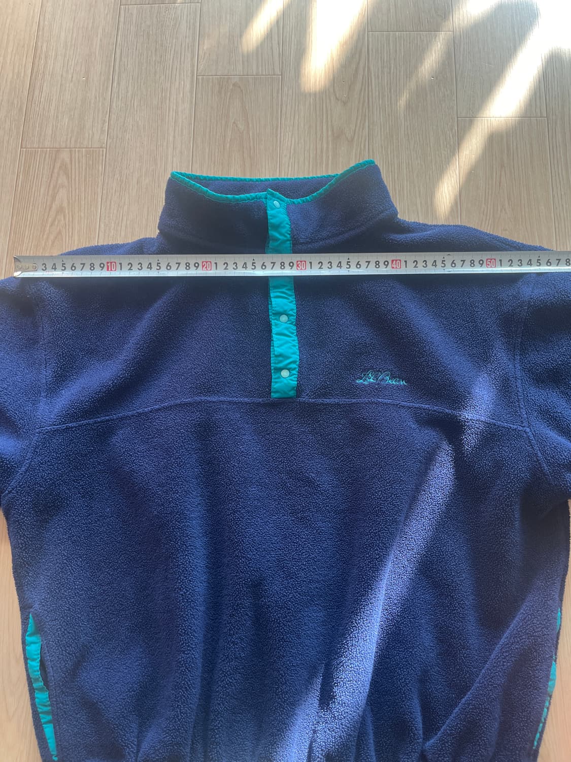 90년대 엘엘빈 풀오버 플리스 네이비 상품이미지2