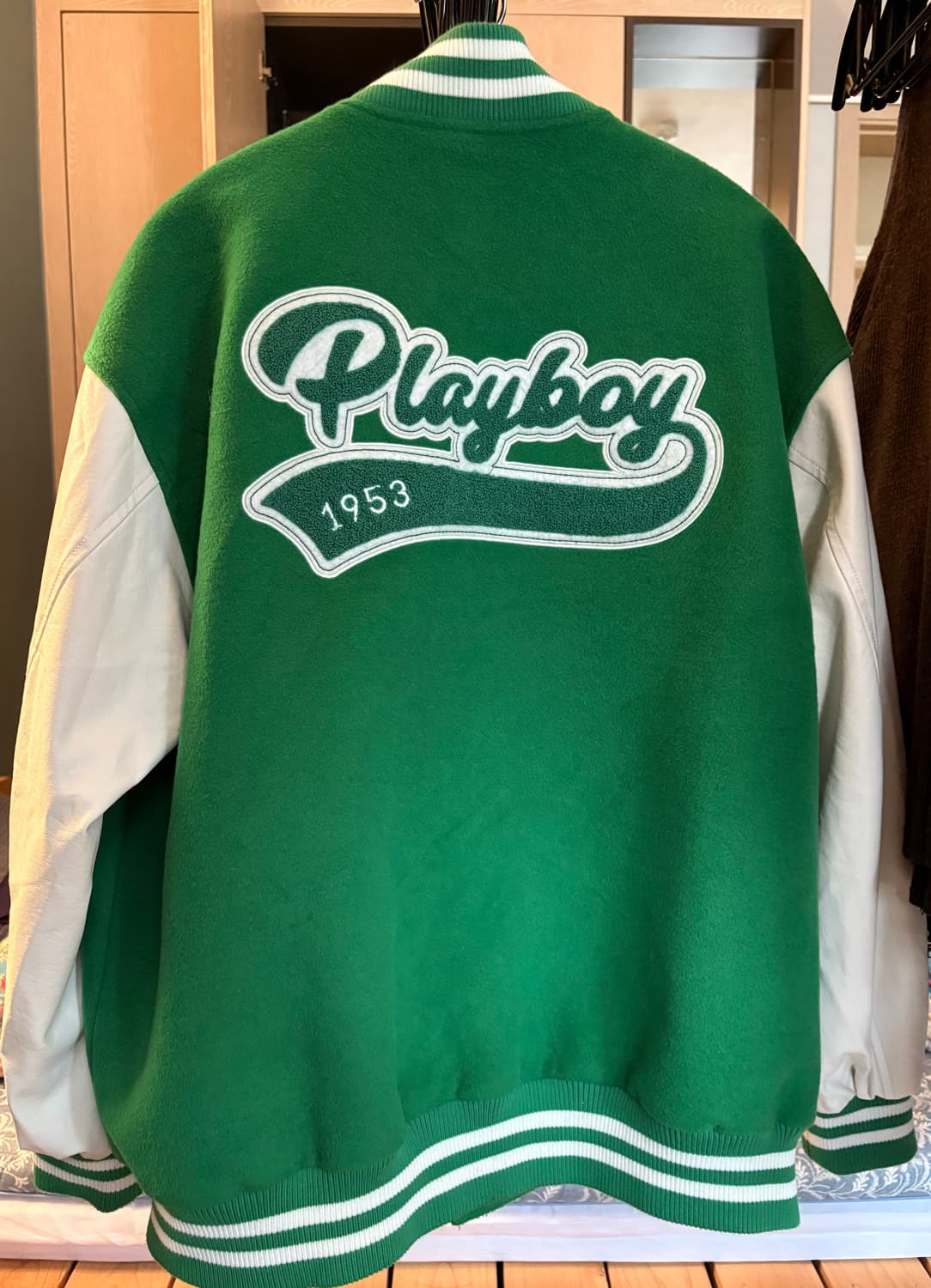 플레이보이 울 바시티 자켓 100 상품이미지2