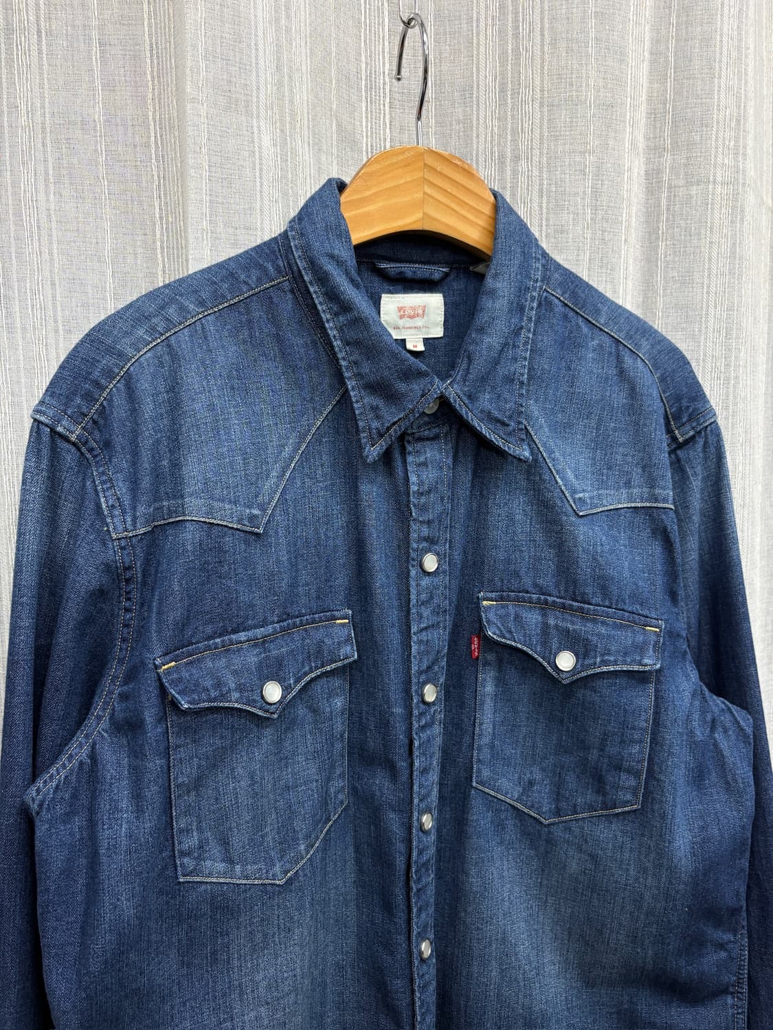 빈티지 리바이스 웨스턴 데님 셔츠 상품이미지4
