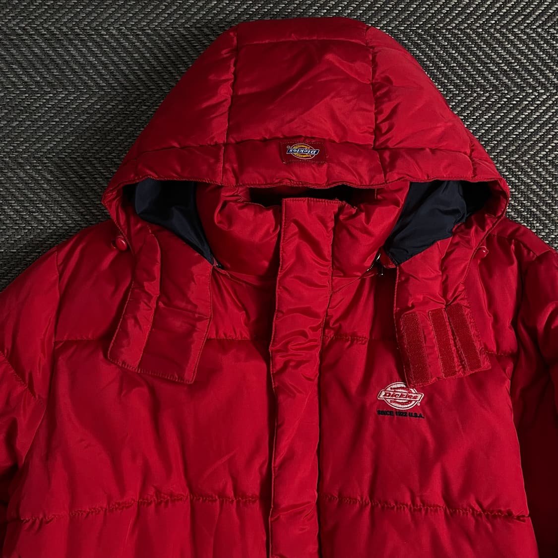 디키즈 USA 오리지날 퀼팅 경량 패딩 레드y 3643 상품이미지6