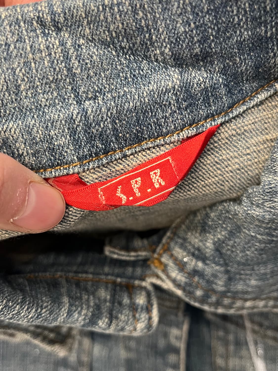 S.P.R 페인팅 데님 자켓 상품이미지6