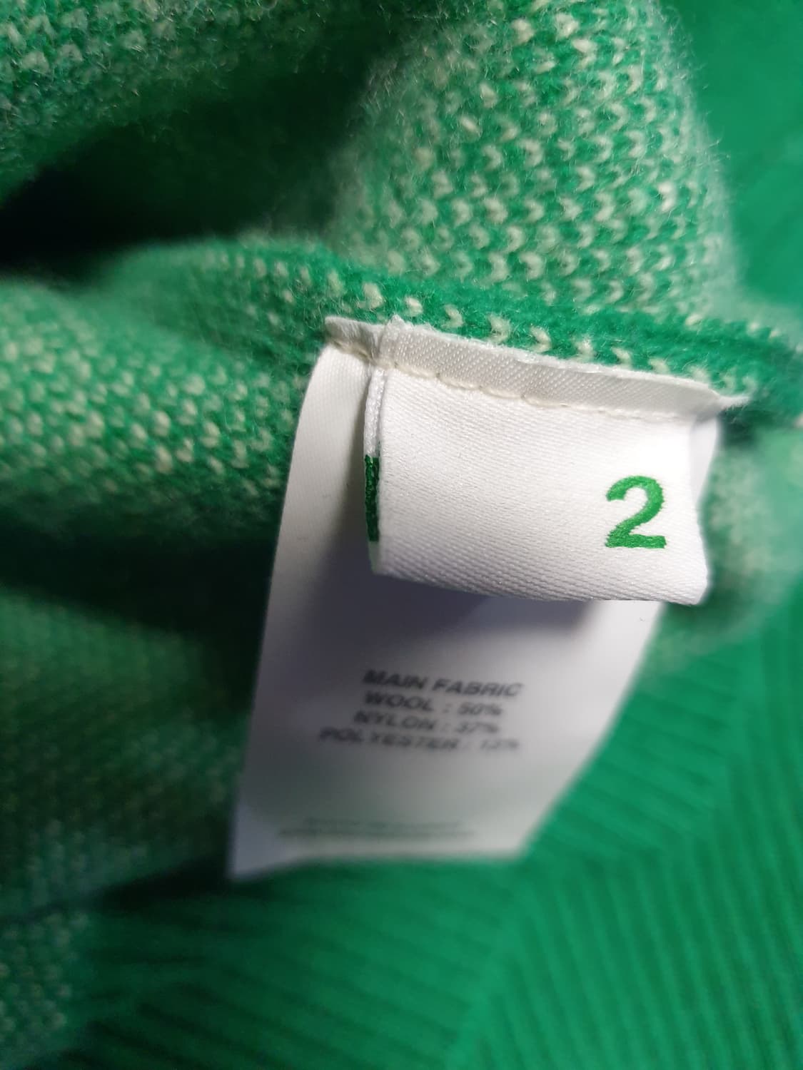 BLUR 1.0 BLESS YOU 라운드넥 니트 그린 (2사이즈) 상품이미지4