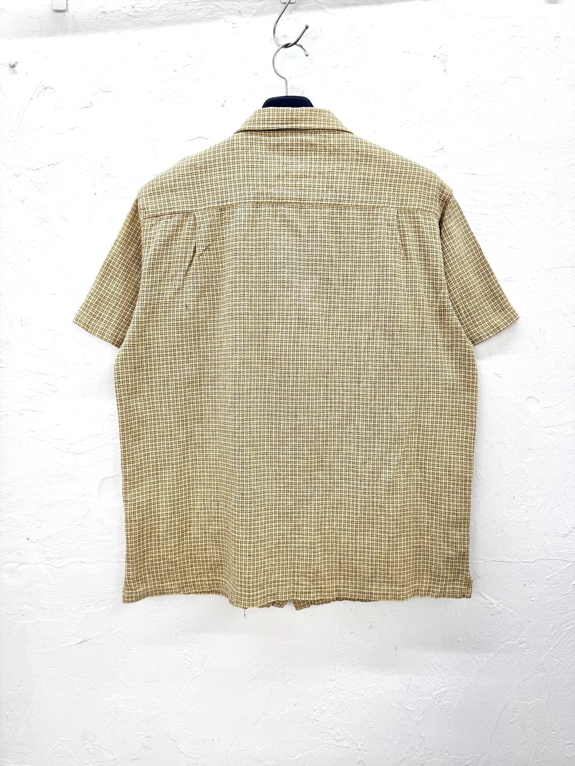 blue vacation 반팔 체크 집업 상품이미지4