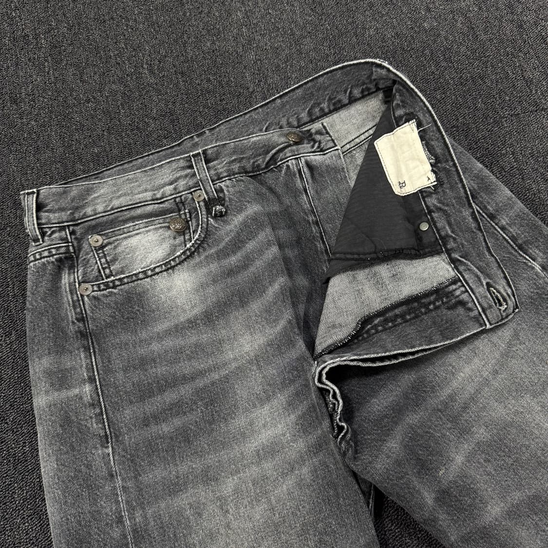 R13 크로스 오버 데님 팬츠 상품이미지6