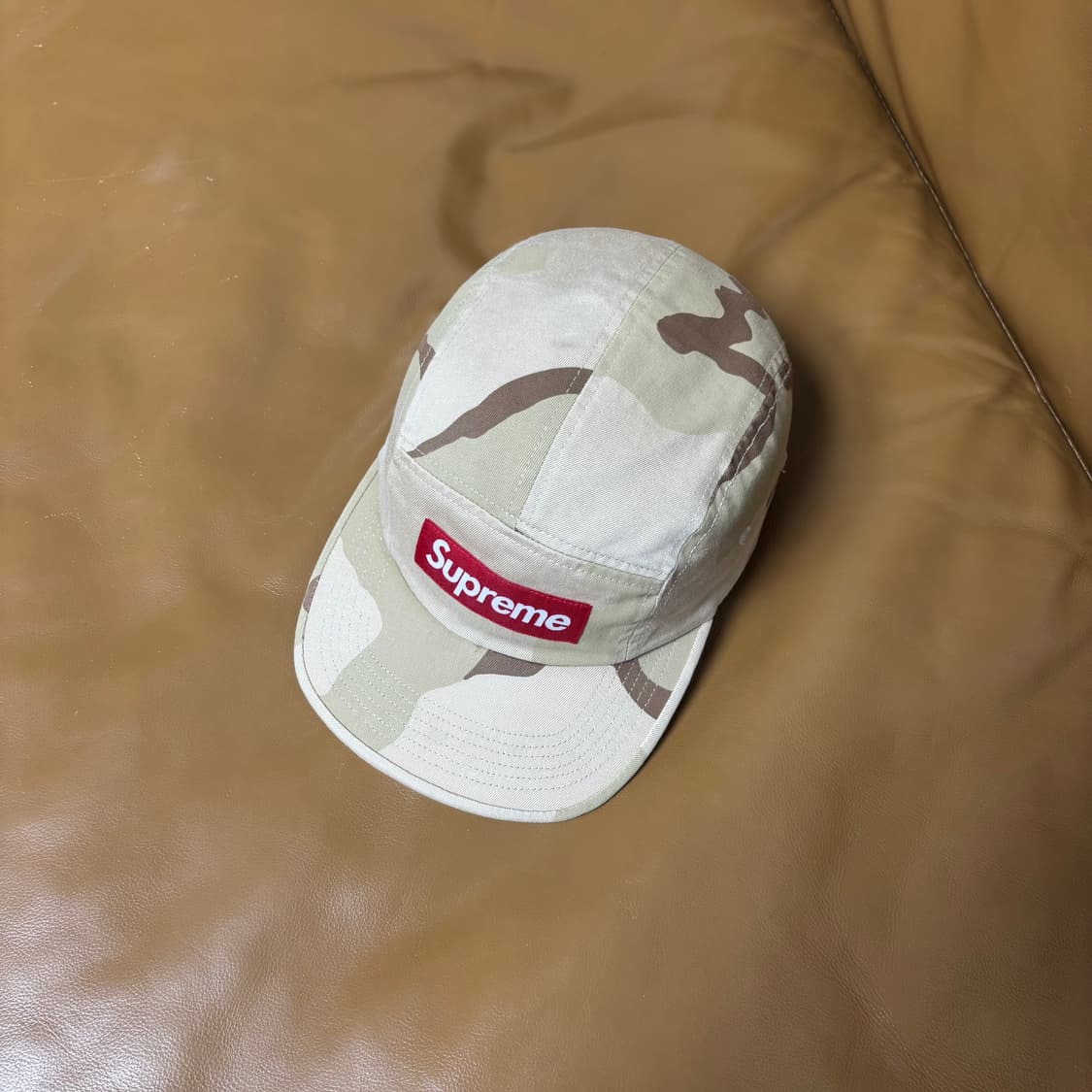 슈프림 캠프캡 모자 박스로고 데저트 카모 상품이미지5