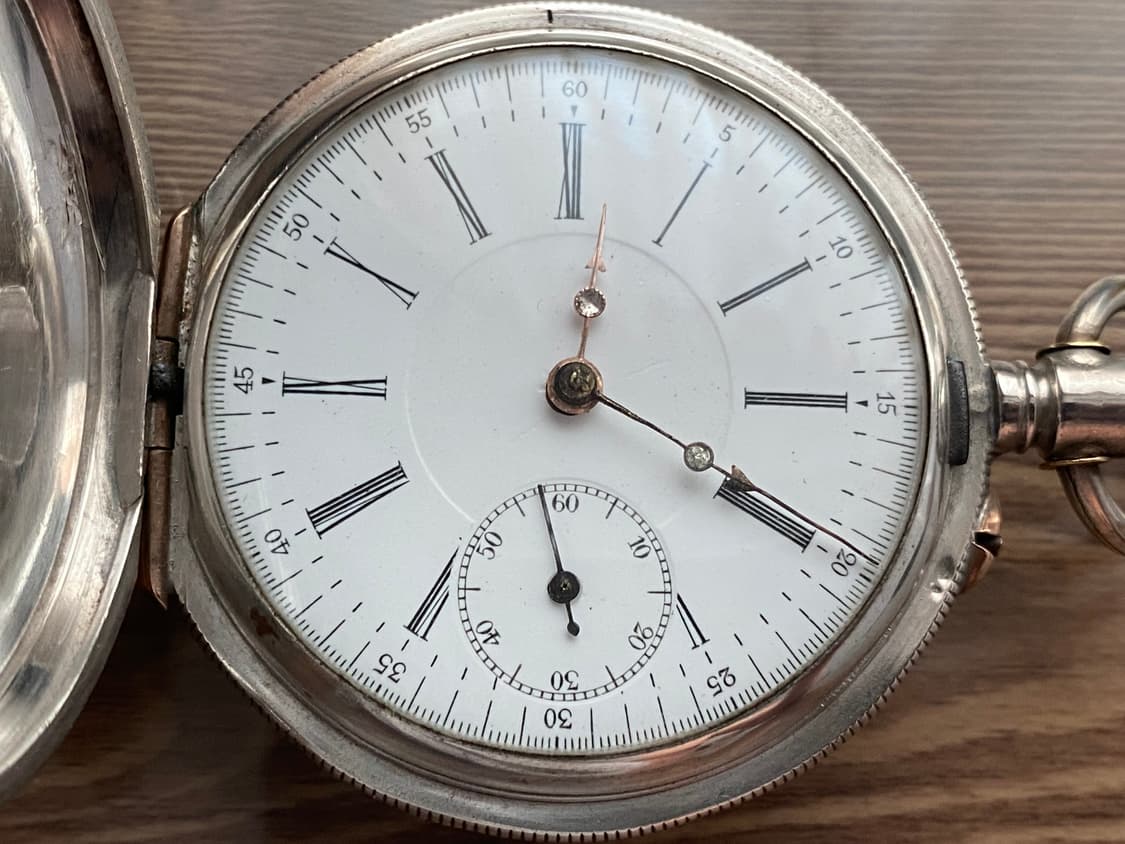 브륄 프레레스(Bruhl Freres) 회중시계 빈티지 시계 판매합니다. 상품이미지6