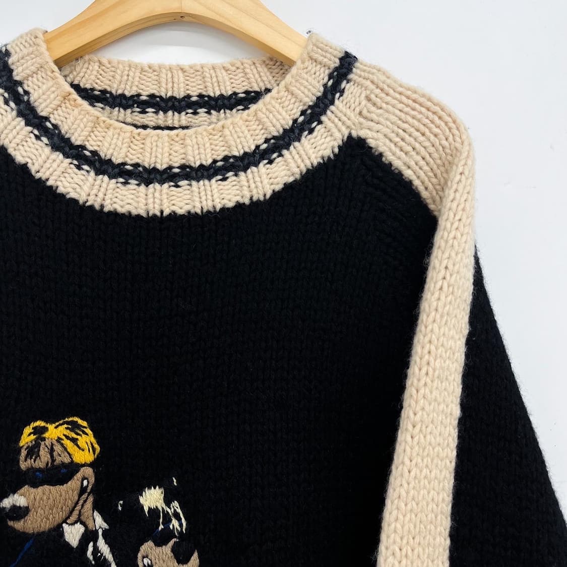 도그 앤 선즈 마이클 잭슨 도기 카툰 울 니트 스웨터 상품이미지3