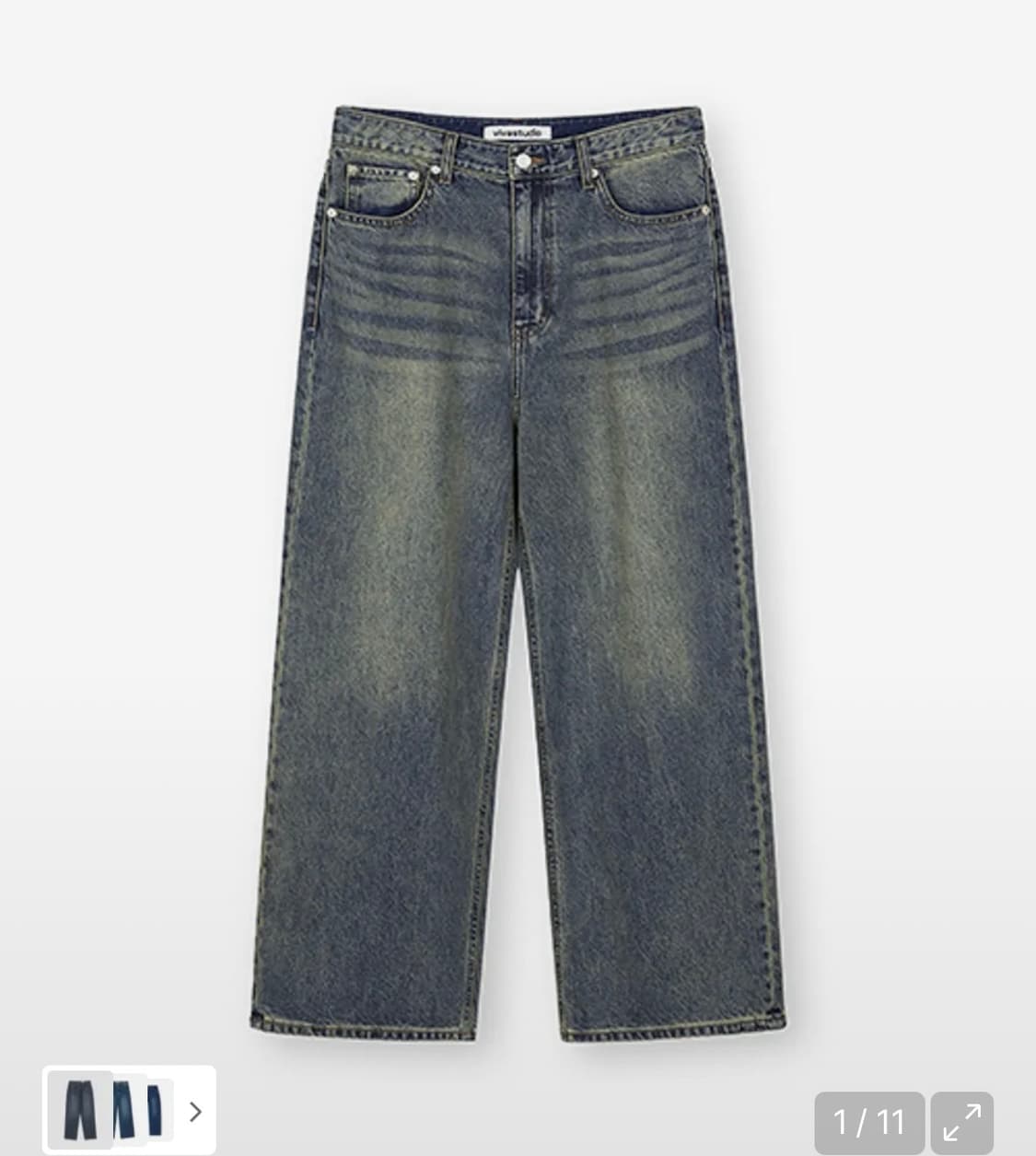 비바스튜디오 WIDE DENIM PANTS [BLUE] 상품이미지1