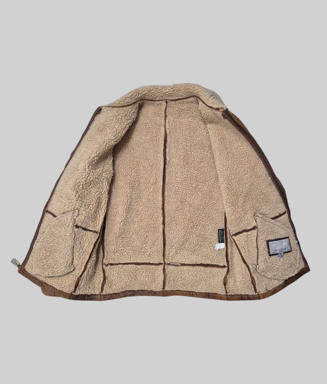 빈티지 레더 무스탕 무톤자켓 상품이미지3