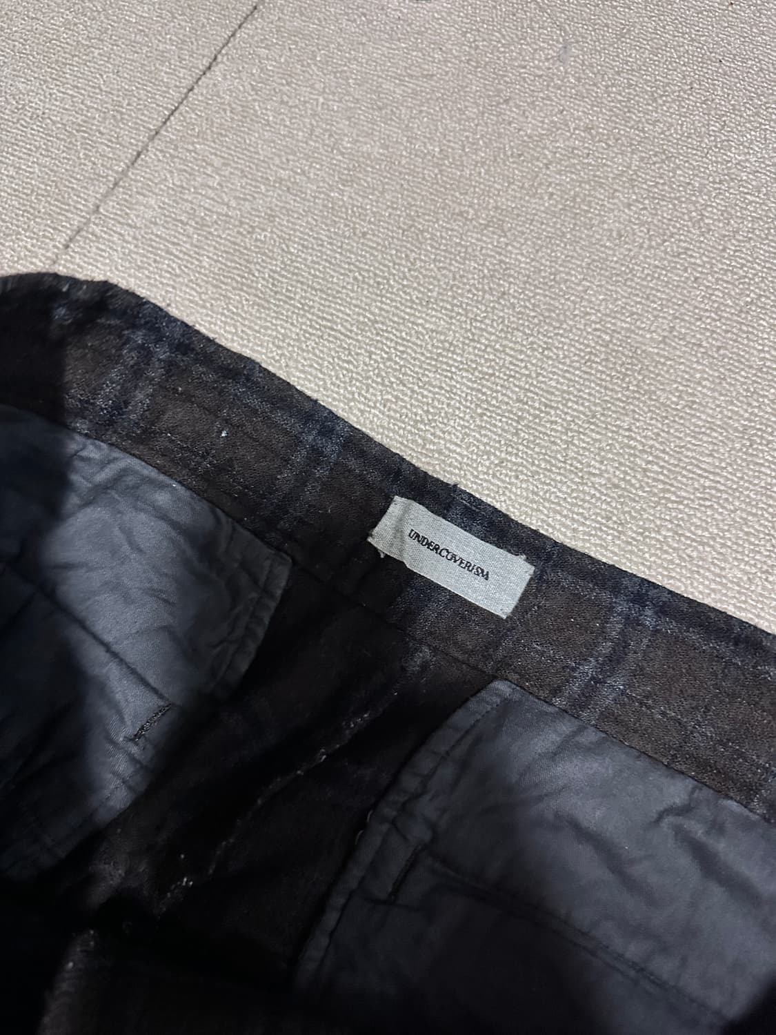 언더커버리즘 울 팬츠 상품이미지3