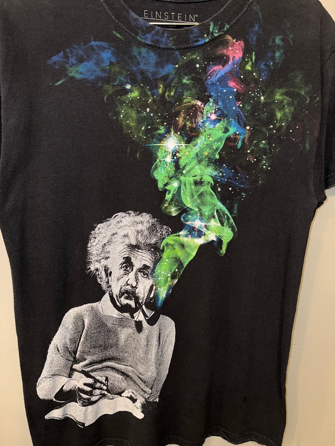 EINSTEIN logo USA fading T-sh 상품이미지1