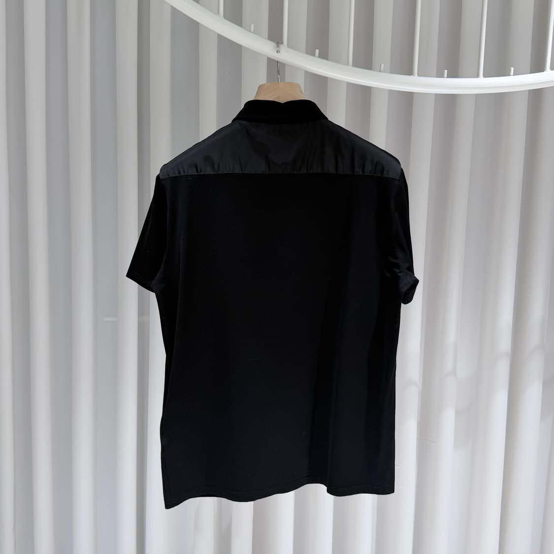 (A+/M) / 프라다 리나일론 디테일 스트레치 코튼 폴로 반팔 셔츠 상품이미지6