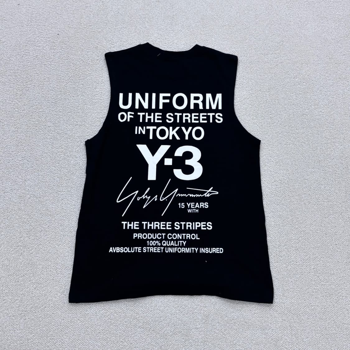 17 Y-3 남성 민소매 티셔츠 0320E 상품이미지2