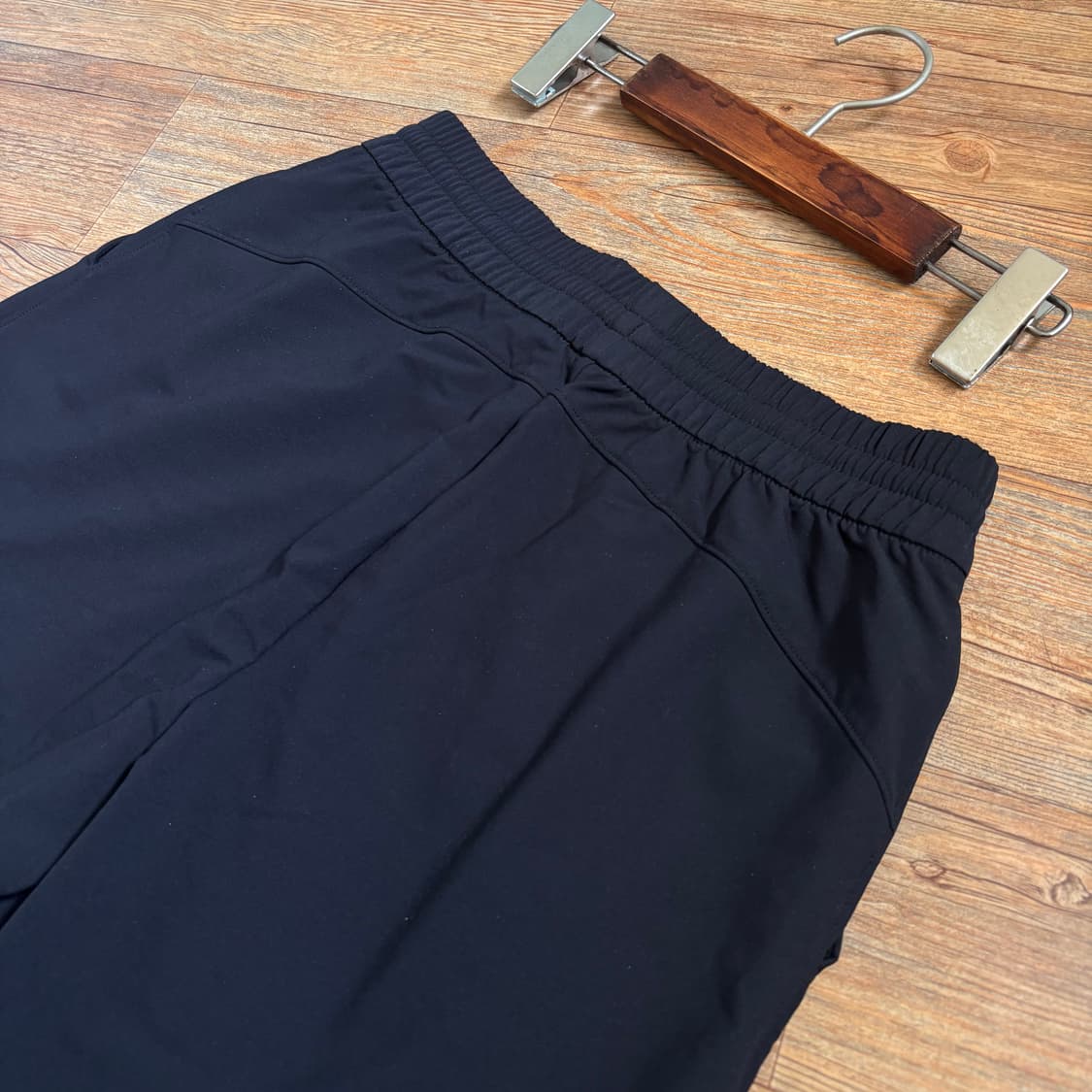 안다르 블랙 여성 L 슬림 조거 팬츠 바지 트레이닝 약기모 라이크라 상품이미지2