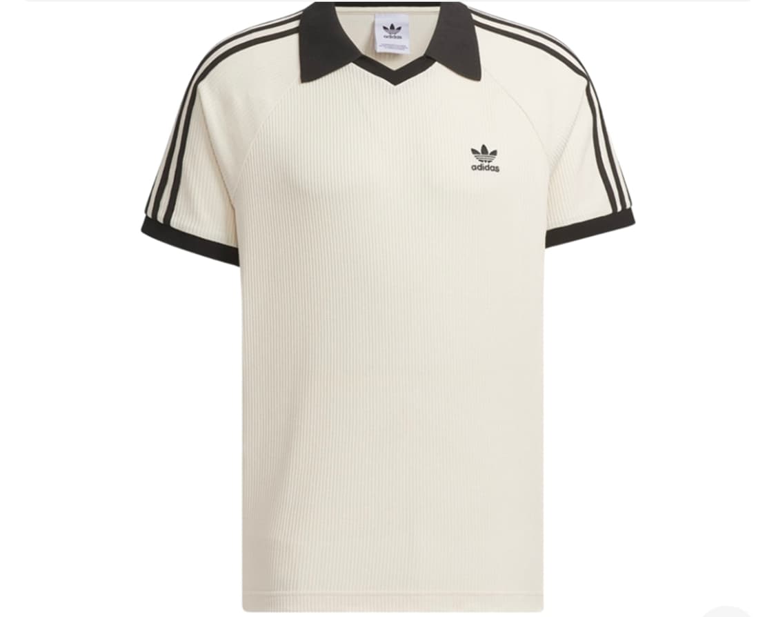 아디다스 오리지널스 와플 숏슬리브 폴로 셔츠 원더 화이트 상품이미지1