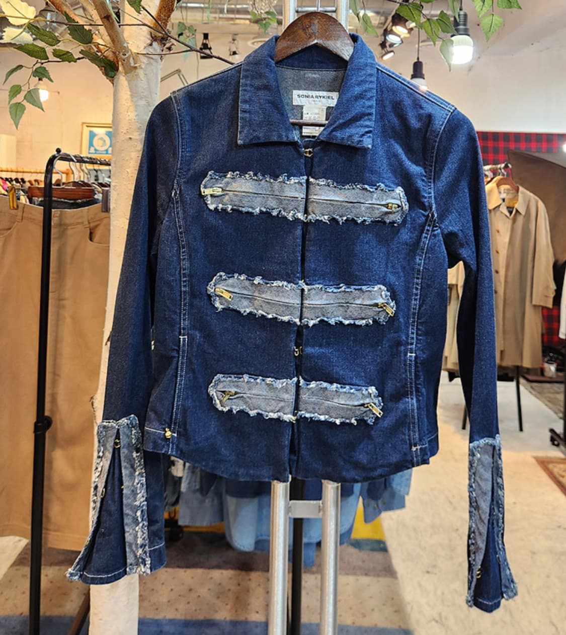 SONIA RYKIEL 소니아 리키엘 유니크 데님 자켓 상품이미지3