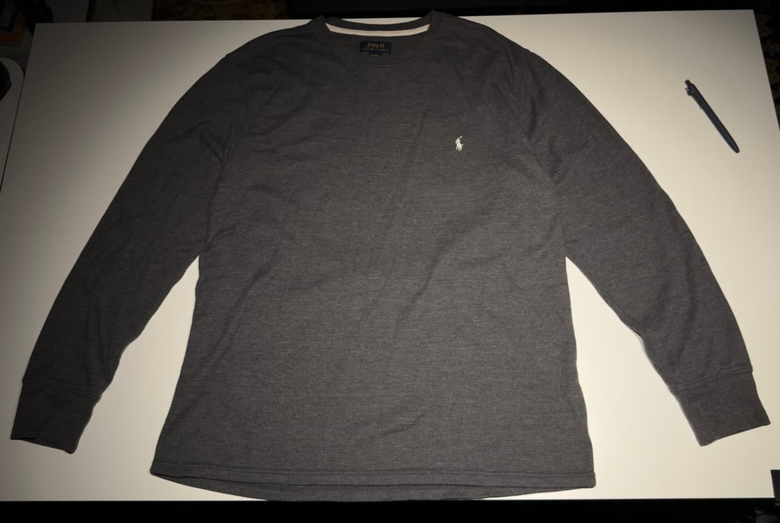 폴로 랄프로렌 와플니트 회색 XL 상품이미지1