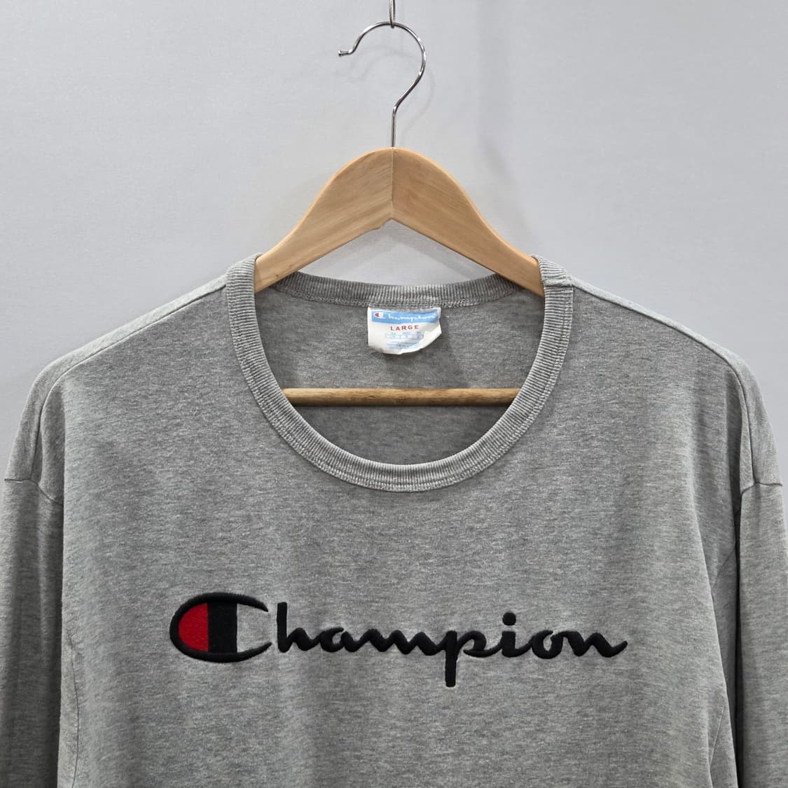 챔피온 스펠로고 자수 롱슬리브 L  상품이미지2