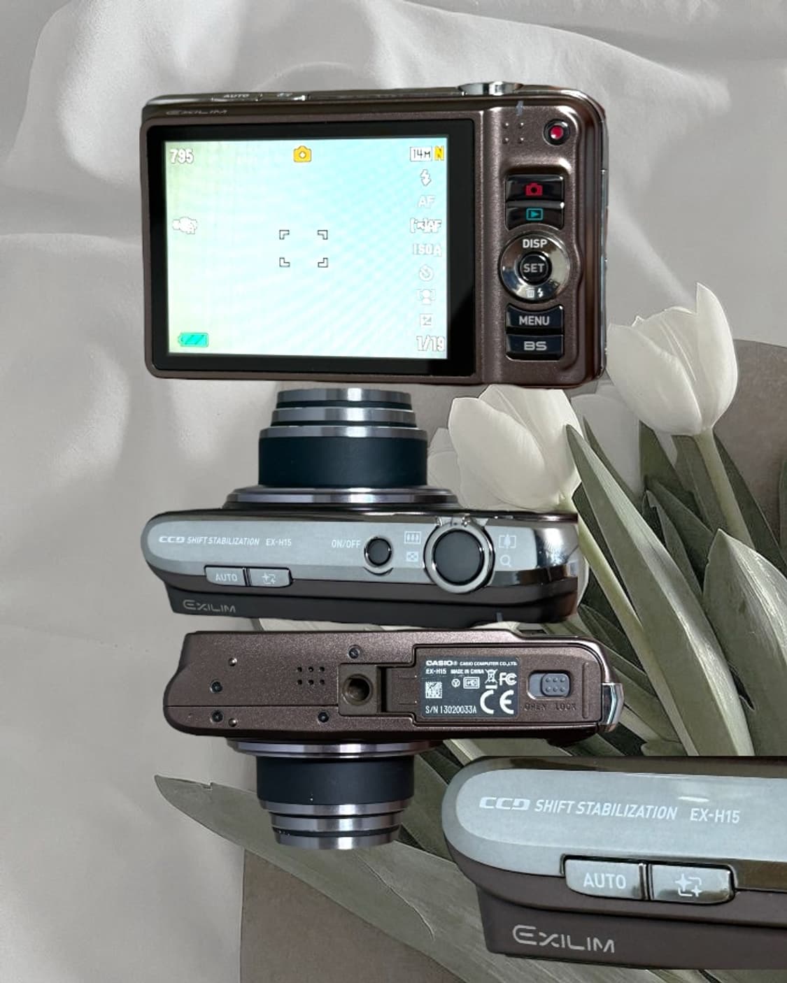 츄‘s pick!) 카시오 엑슬림 EX-H15 디카 빈티지 캠코더 캐논 상품이미지2