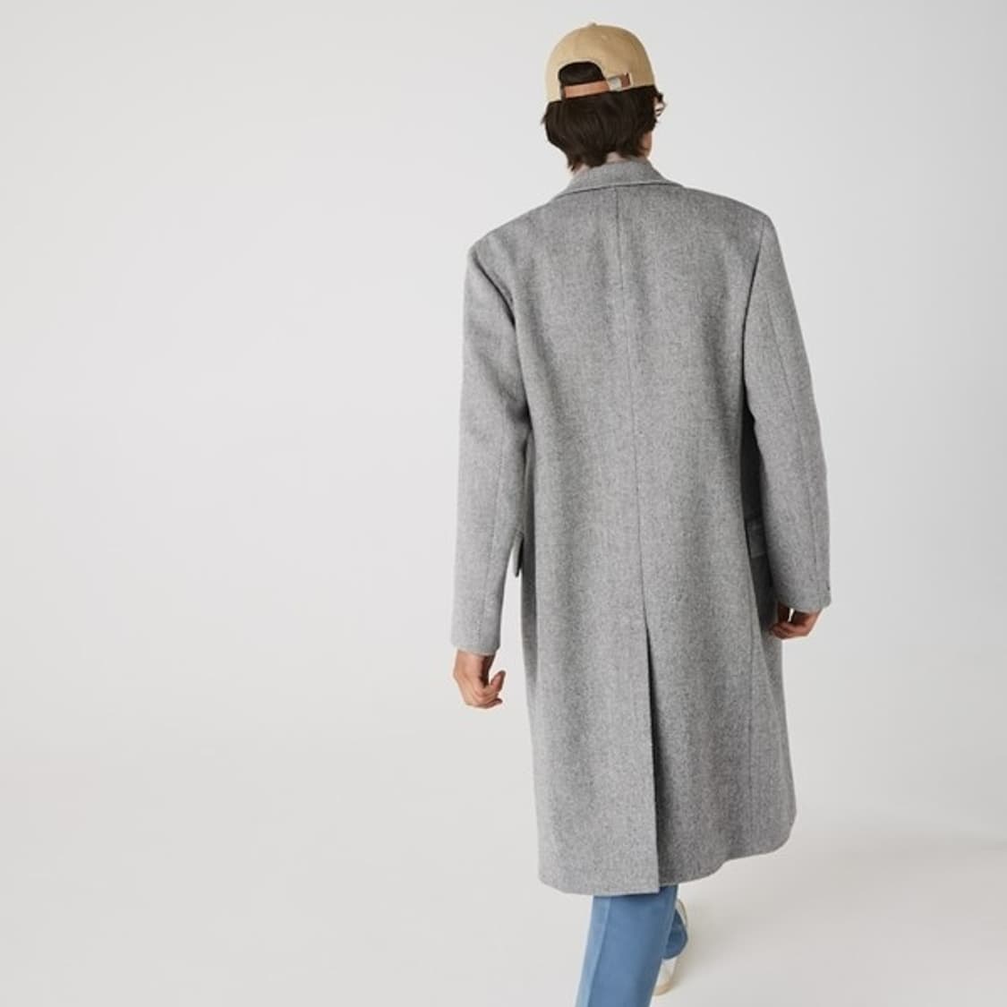 라코스테 헤링본 더블 코트 상품이미지4