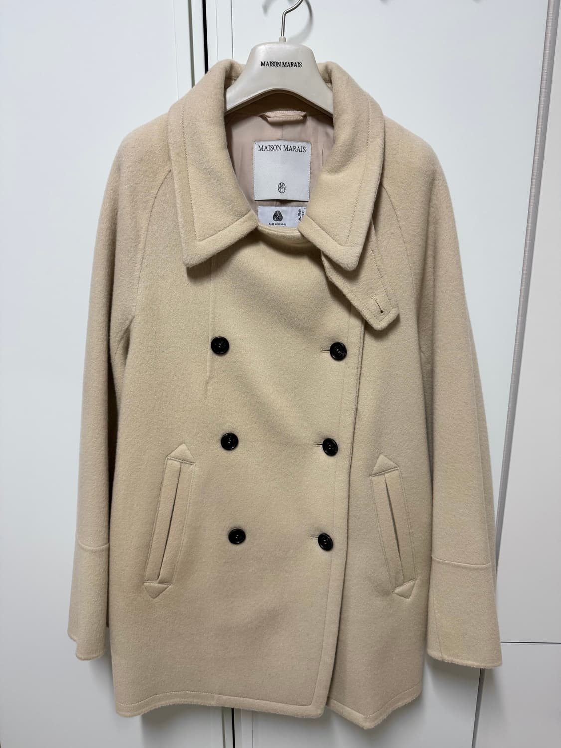 메종마레 핸드메이드 피코트 크림 34 상품이미지3