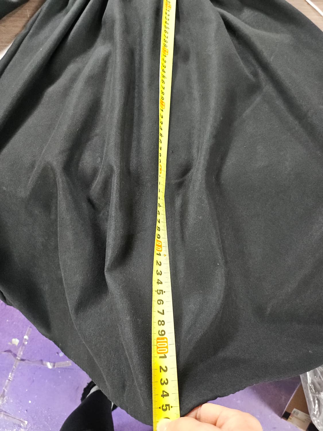 볼륨소매 니트 배색 원피스 M 상품이미지8