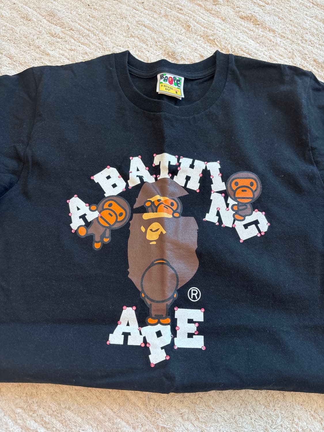 A BATHING APE 핑크반짝이 레어템 상품이미지1