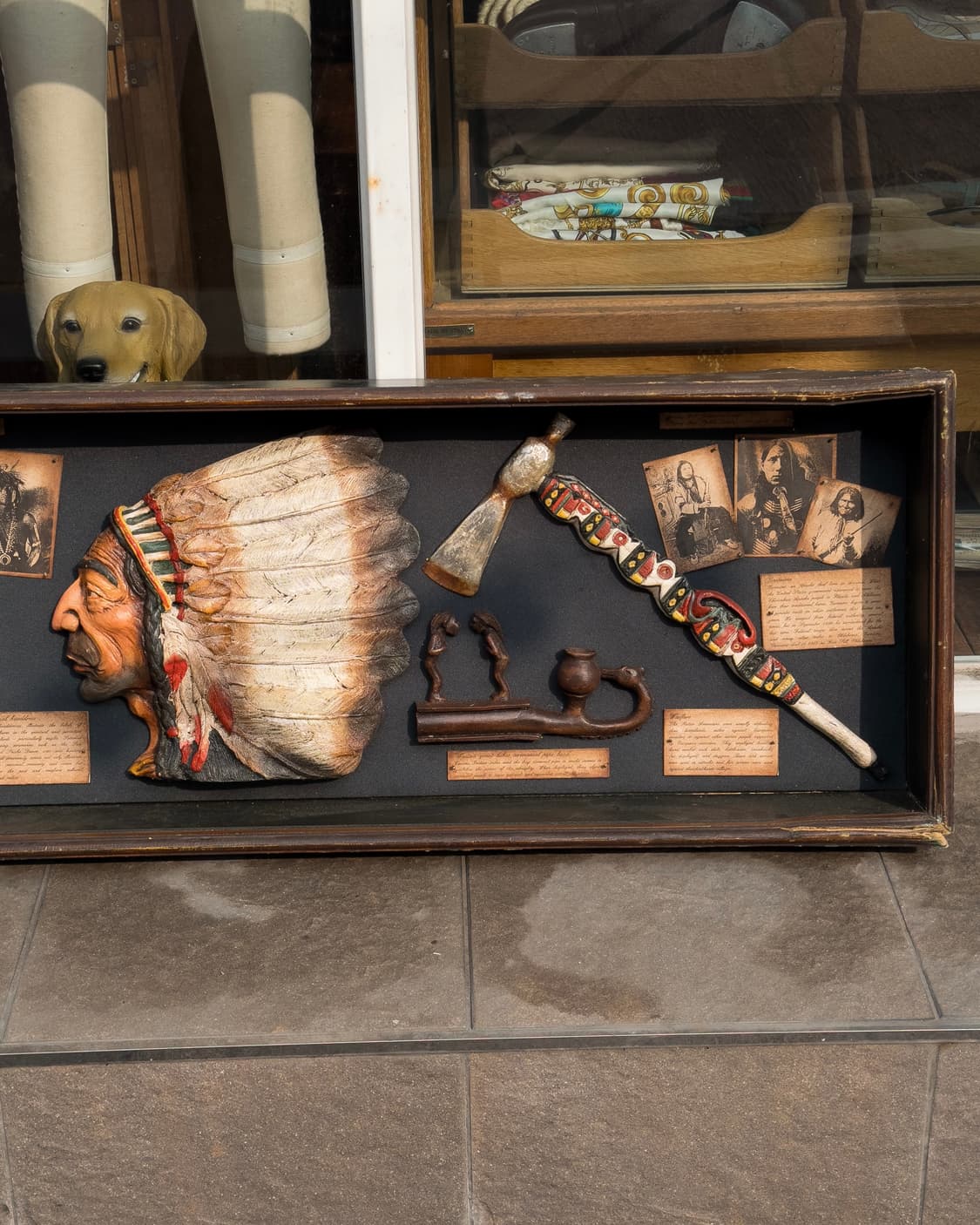 빈티지 소품 네이티브 인디언 아트워크 프레임 상품이미지3