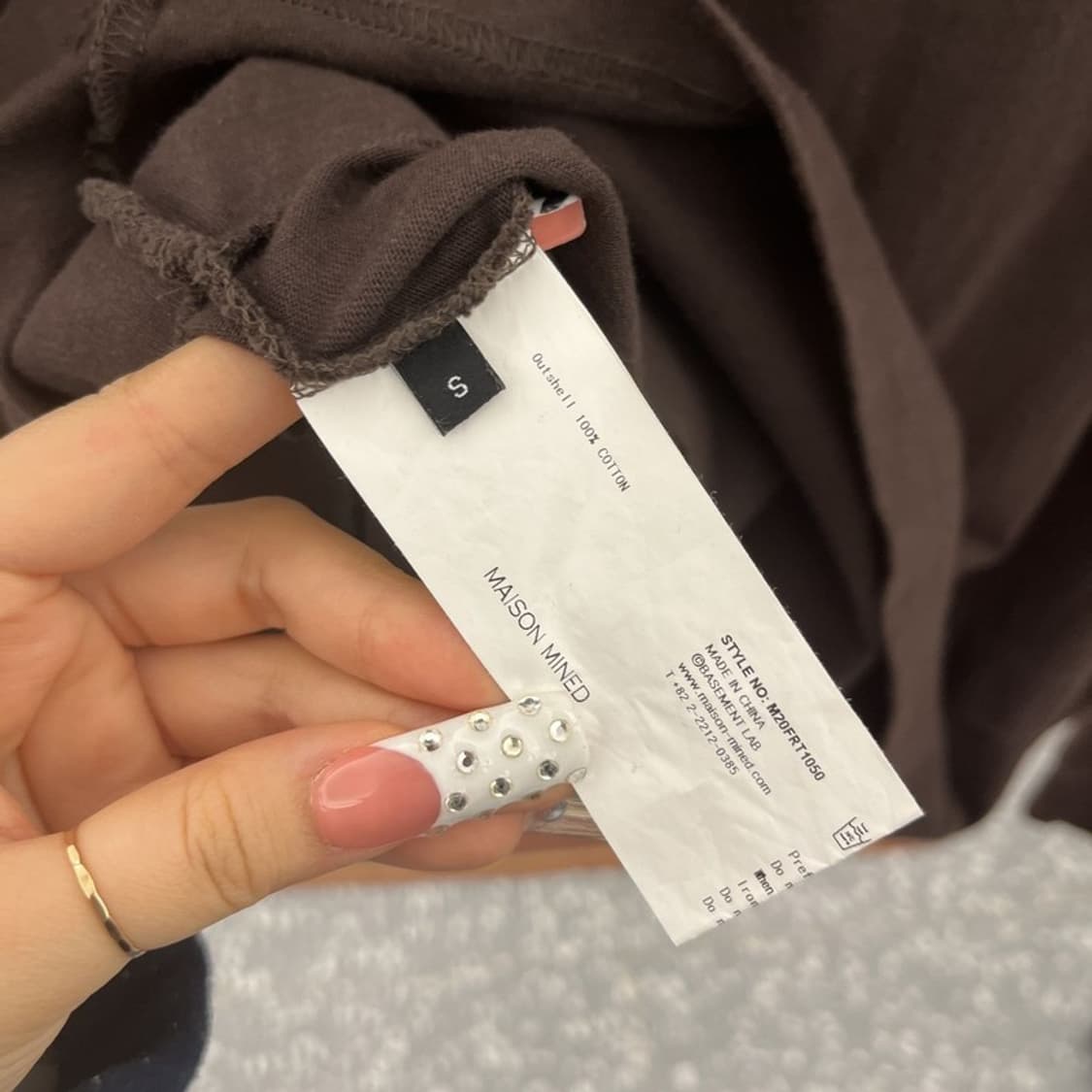 메종미네드 빈티지 캐주얼 레이어드 롱슬리브 S C10270 상품이미지6