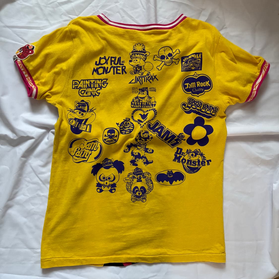 빈티지 아메카지 갸루 하라주쿠 패션 데코라 키치 반팔 티셔츠  상품이미지2