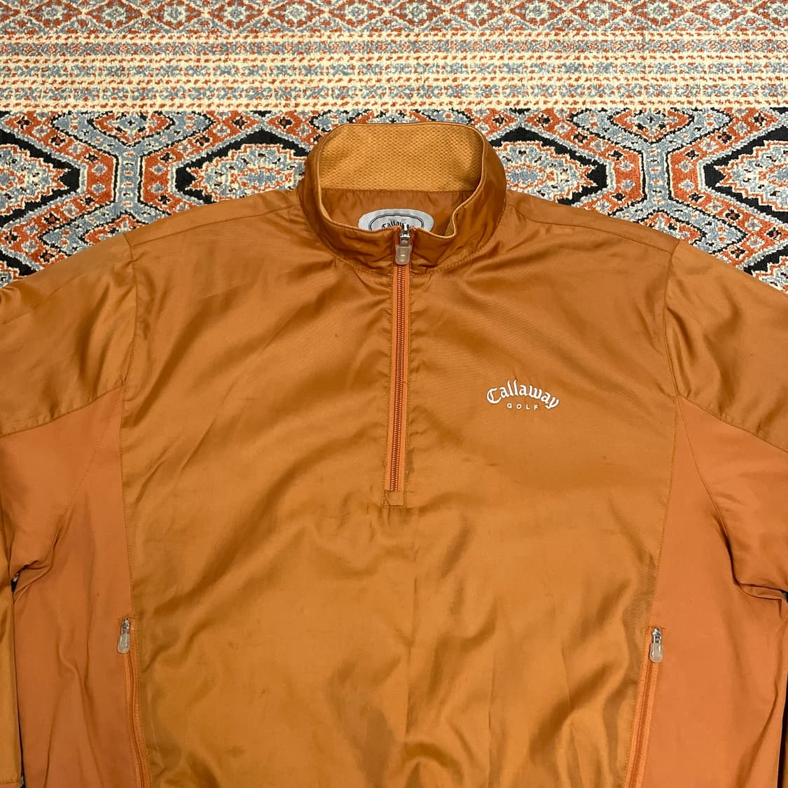 캘러웨이 골프웨어 오렌지 아노락 점퍼 남성L  상품이미지2