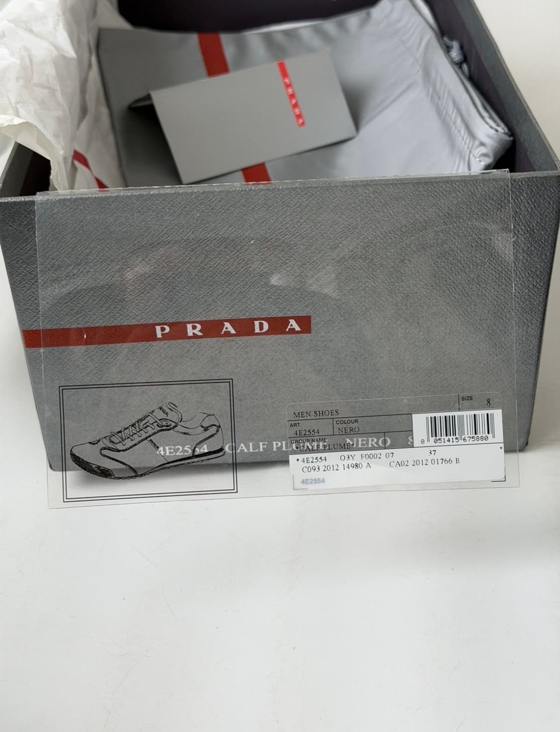 Prada SS12 Monte Carlo Leather Sneakers 상품이미지10