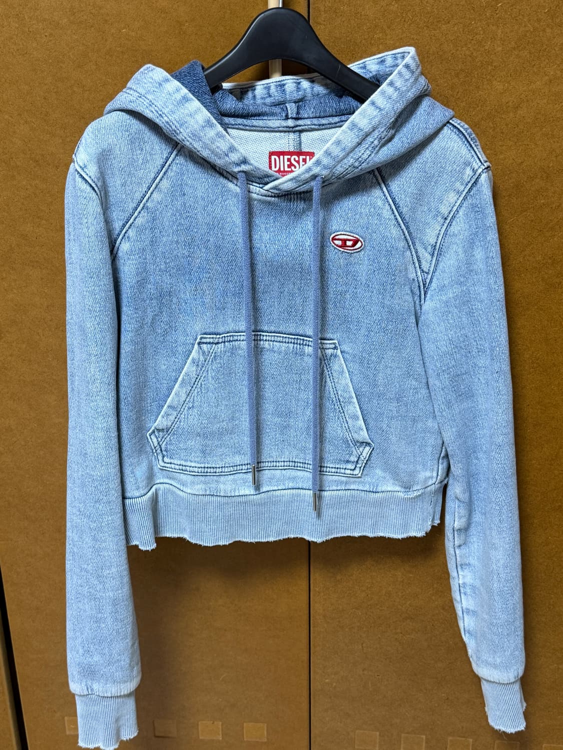 Diesel 데님 크롭 후드티(정품) 상품이미지2