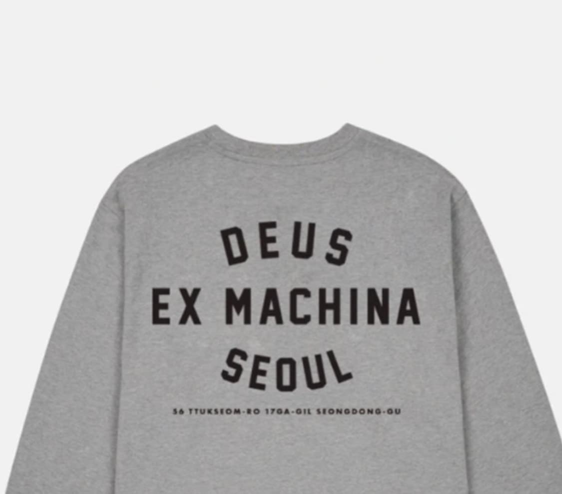 데우스 엑스 마키나 서울 롱슬리브 그레이 상품이미지1