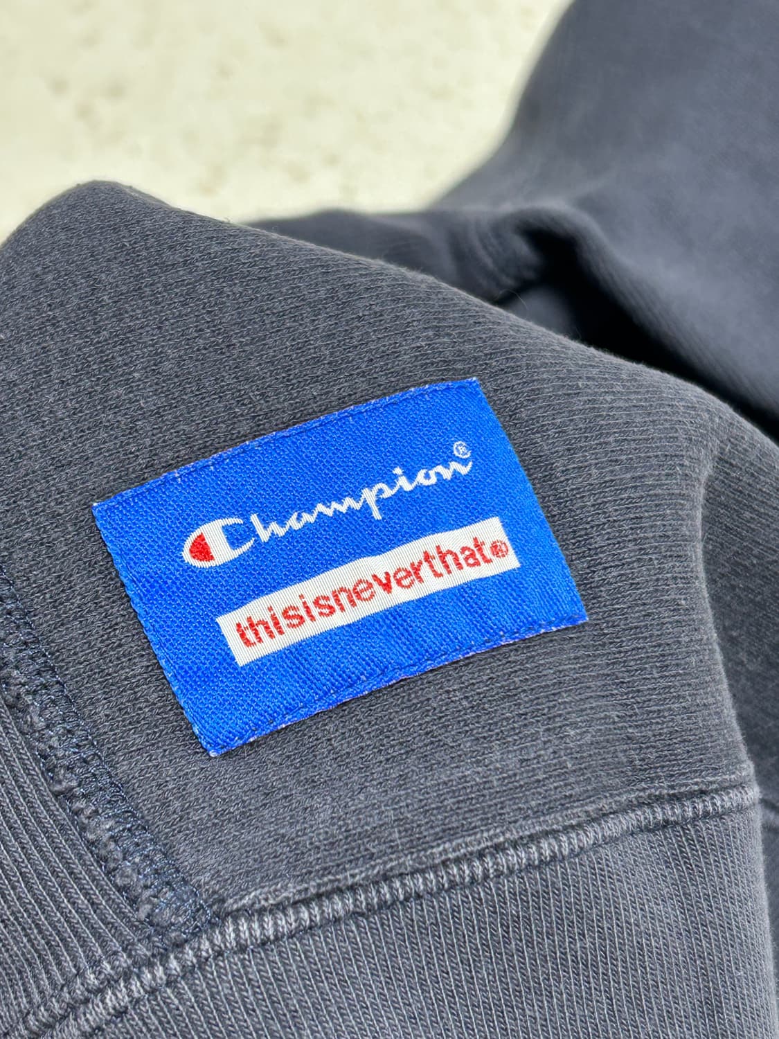 Champion x thisisneverthat 스웻셔츠 네이비 XL 상품이미지5