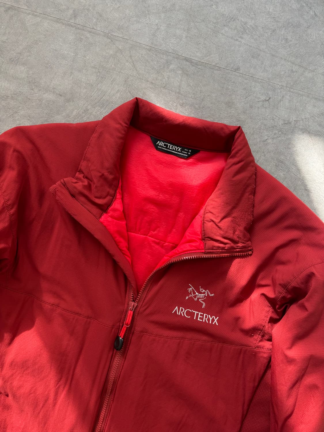 Arc'teryx 아크테릭스 아톰 LT 자켓 레드 상품이미지4