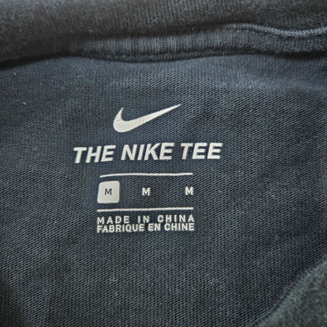M 나이키 그래픽 블랙 반팔티 0331Y 상품이미지3