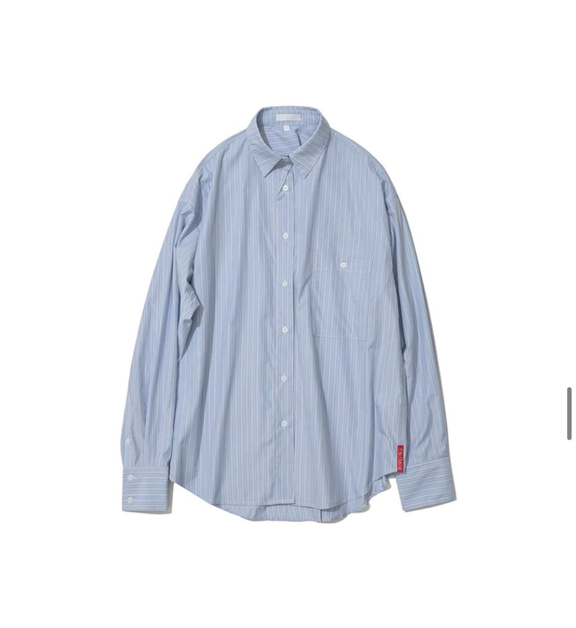 파르티멘토우먼 셔츠 (새상품)블루셔츠 스트라이프셔츠 오버사이즈 상품이미지4