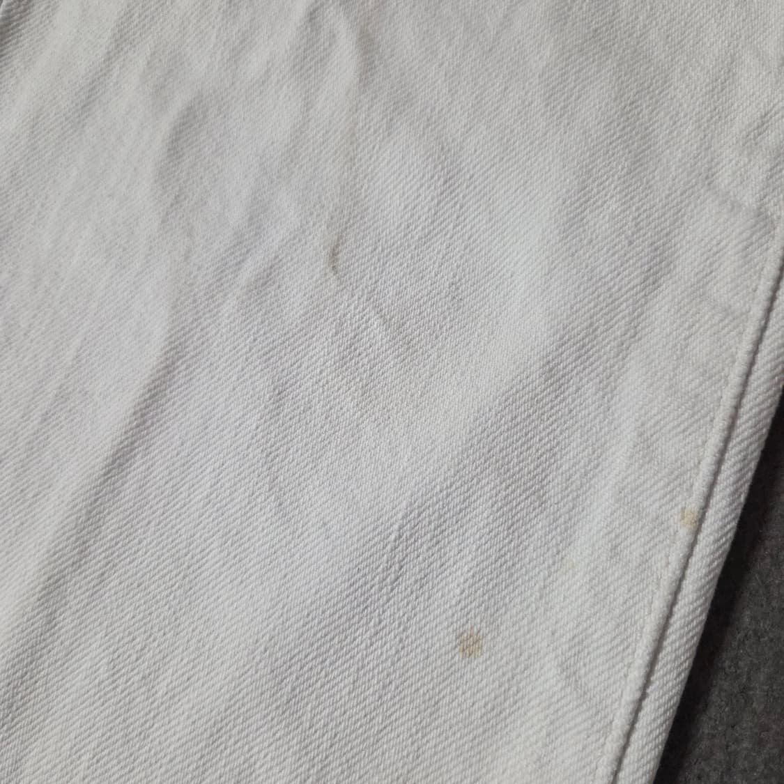 폴로 화이트 데님 팬츠 32-34인치 상품이미지7