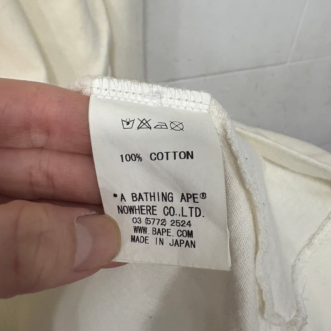 베이프 비지웍스 롱슬리브 티셔츠 상품이미지5