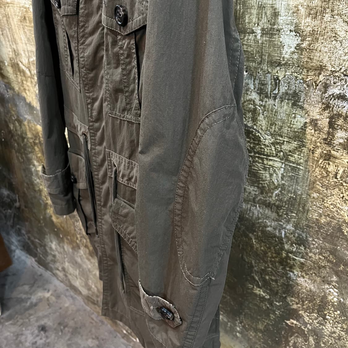 버버리 블루라벨 노바 체크 라이너 모즈 코트 상품이미지4