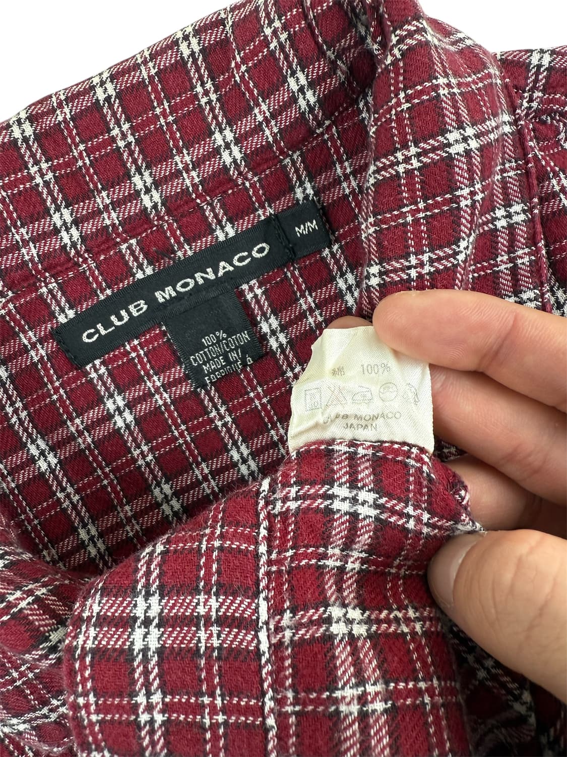 club monaco 체크 집업 상품이미지5