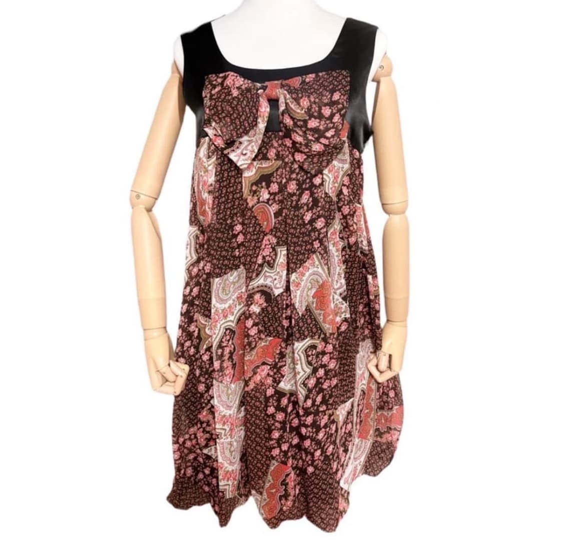 Paisley Ribbon Dress 상품이미지1