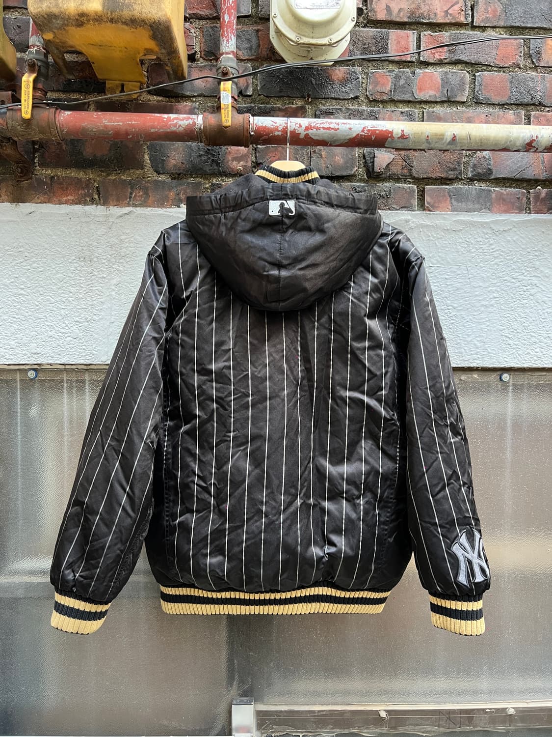 뉴욕 양키스 스트라이프 후드 야구점퍼 (정품) 상품이미지5