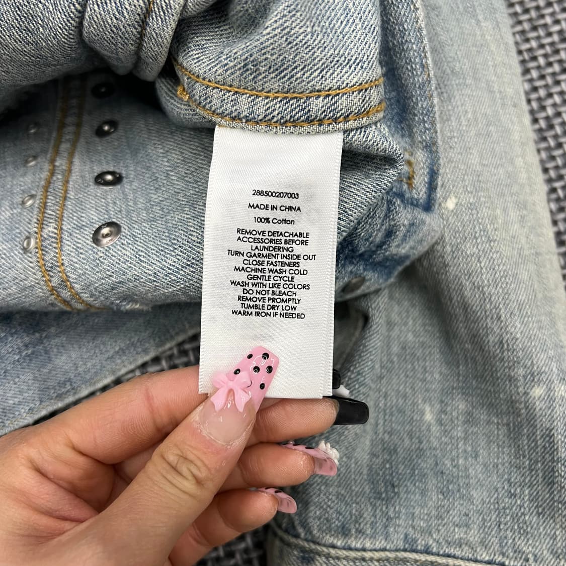 폴로랄프로렌 데님앤서플라이 성조기 스터드 데님자켓 상품이미지4